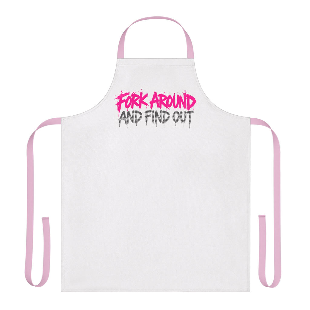 Fork Around And Find Out Apron · White