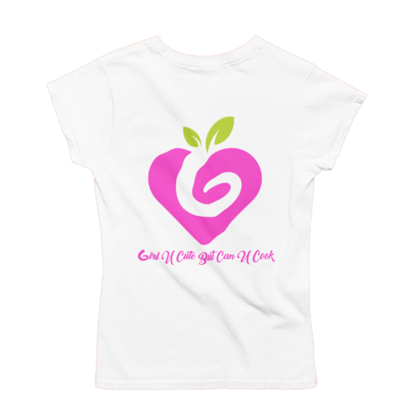 Girl U Cute But Can U Cook Crew Neck Apple Logo T-Shirt